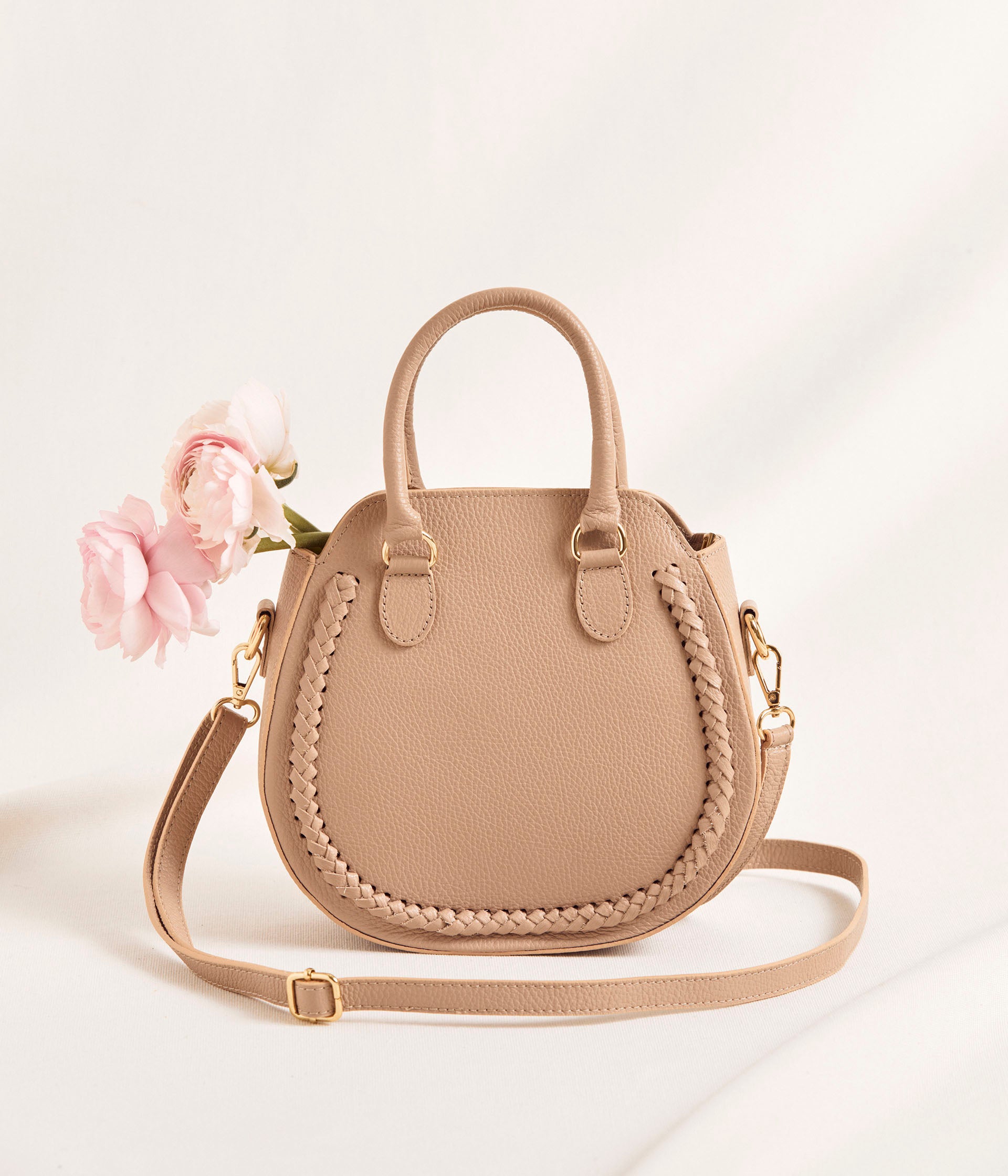 Sac beige sales cuir