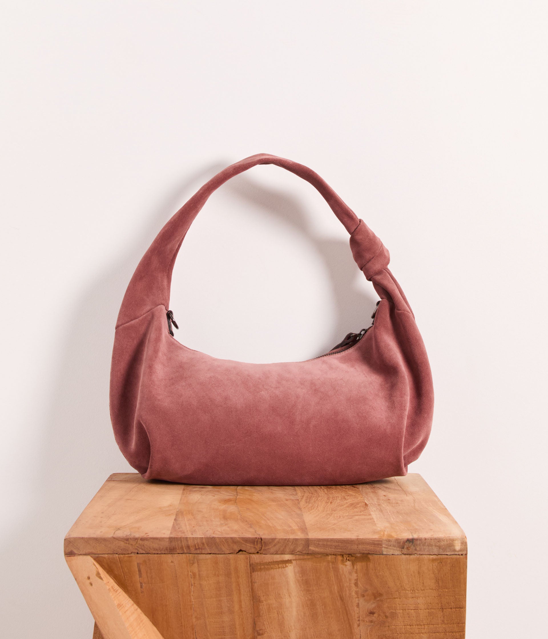 Sac rose velours Soul Sacs Pochettes Maroquinerie Mellow Yellow