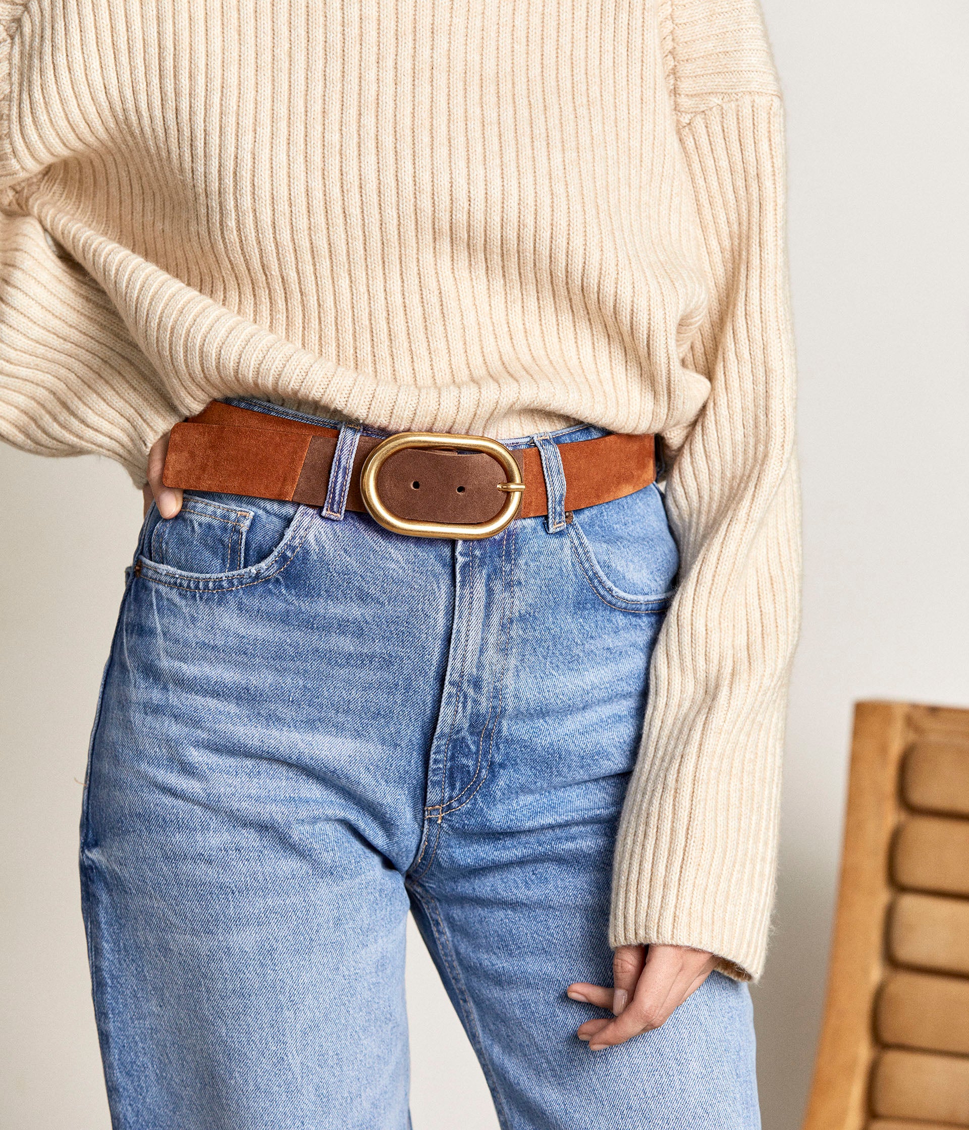 Ceinture cognac Eva